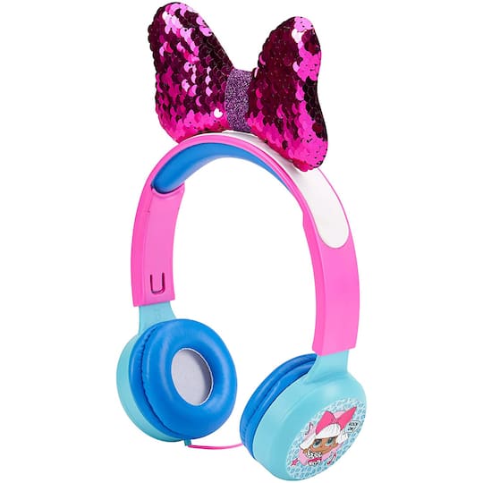 LOL Surprise Pink & Blue Kid-Safe Diva Headphones